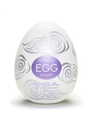 Tenga Huevo Cloudy, Funda Masturbadora, 4.9 x 6.1 x 4.9 cm