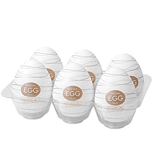 TENGA EGG - Sedoso, marrón, paquete de 6