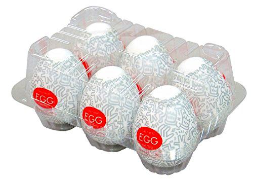 Masturbador para hombre desechable TENGA x Keith Haring EGG Party